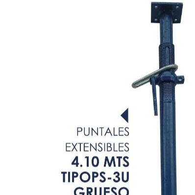 RENTA DE PUNTALES EXTENSIBLES 4.10 MTS