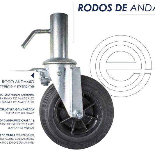 RODOS PARA ANDAMIOS (RENTA)