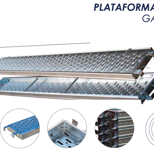 PLATAFORMAS METALICAS PARA ANDAMIOS (RENTA)